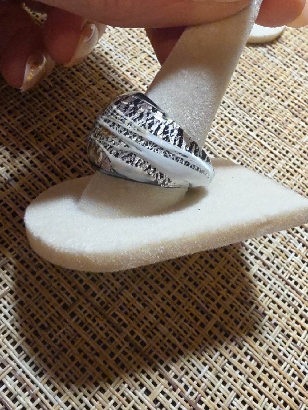 Multicolor Glass Dome Statement Ring - Women Jewelry - Picture 3 of 12